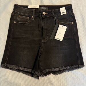 Judy Blue High Waist Black Denim Shorts